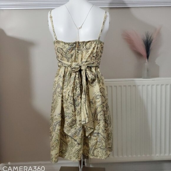 Vintage Fire Los Angeles Cotton Flutter fit and flare Dress- Size S - Picture 5 of 10